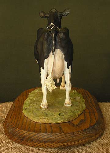 British Holstein Cow - Rear View